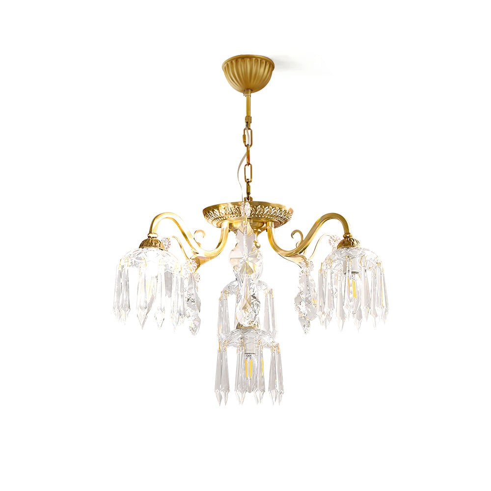 Astrid Droplet Glass Chandelier - Lumpaz