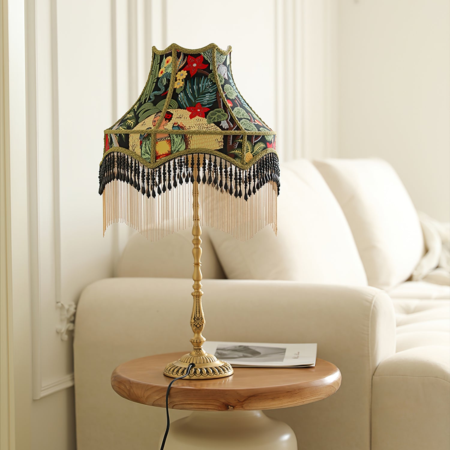 Retro Peony Table Light - Lumpaz