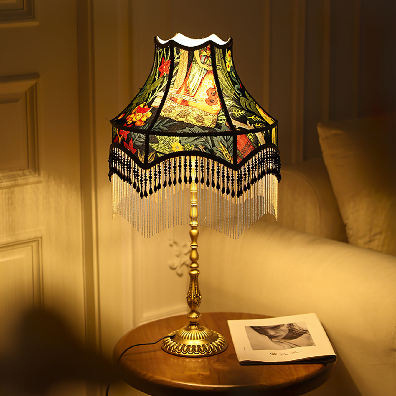 Retro Peony Table Light - Lumpaz