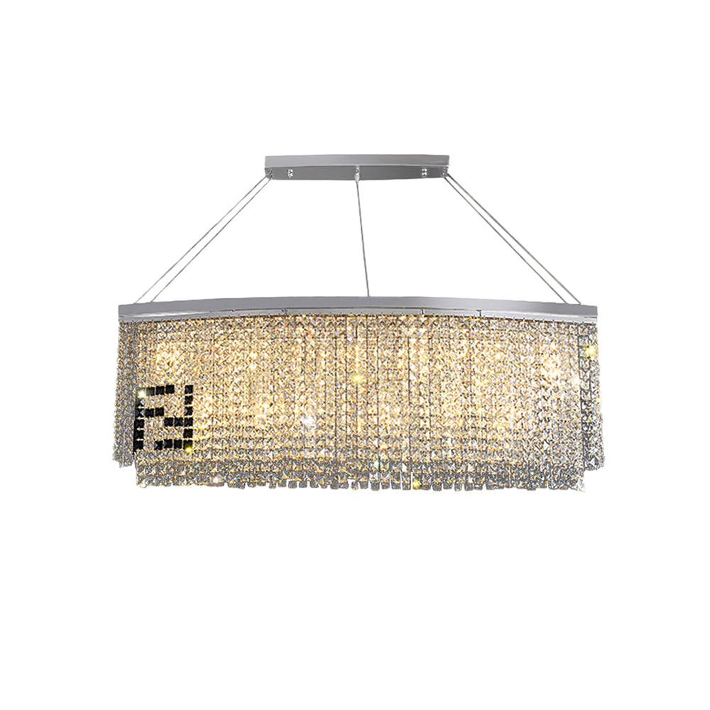 Liliana Rectangle Crystal Chandelier - Lumpaz