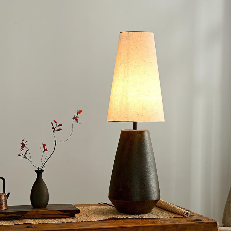 Ceramic Tapered Table Lamp - Lumpaz