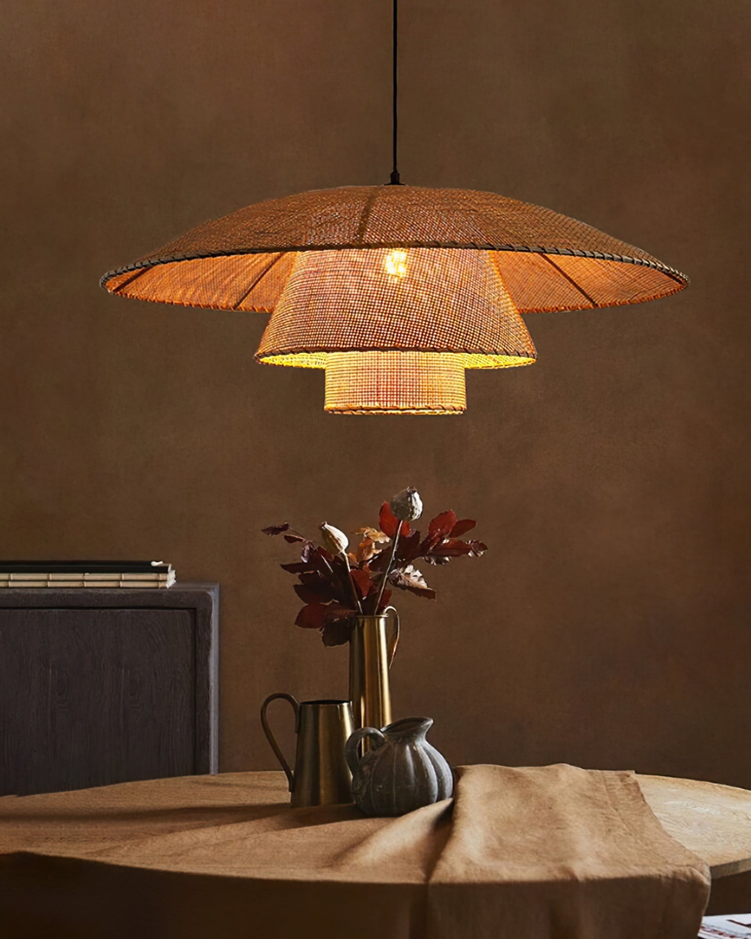 Lola Ratten Pendant Lamp - Lumpaz