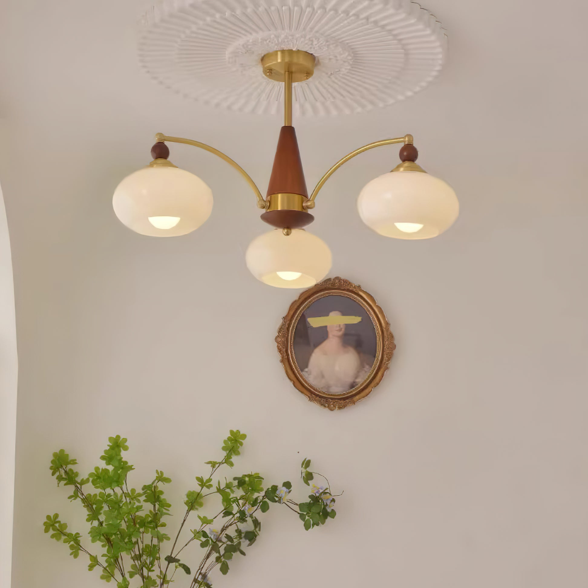 Tillary Wood Chandelier - Lumpaz