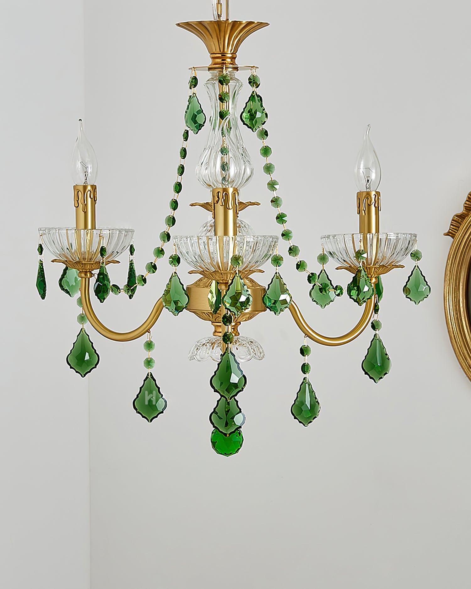 Magdalena Brass Chandelier - Lumpaz