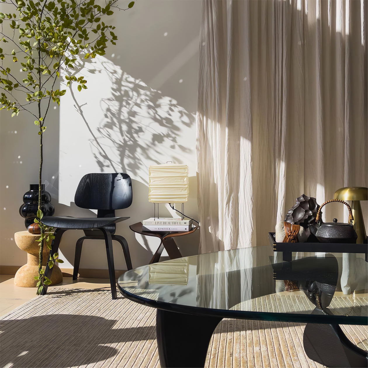 Washi Paper 3X Table Lamp - Lumpaz