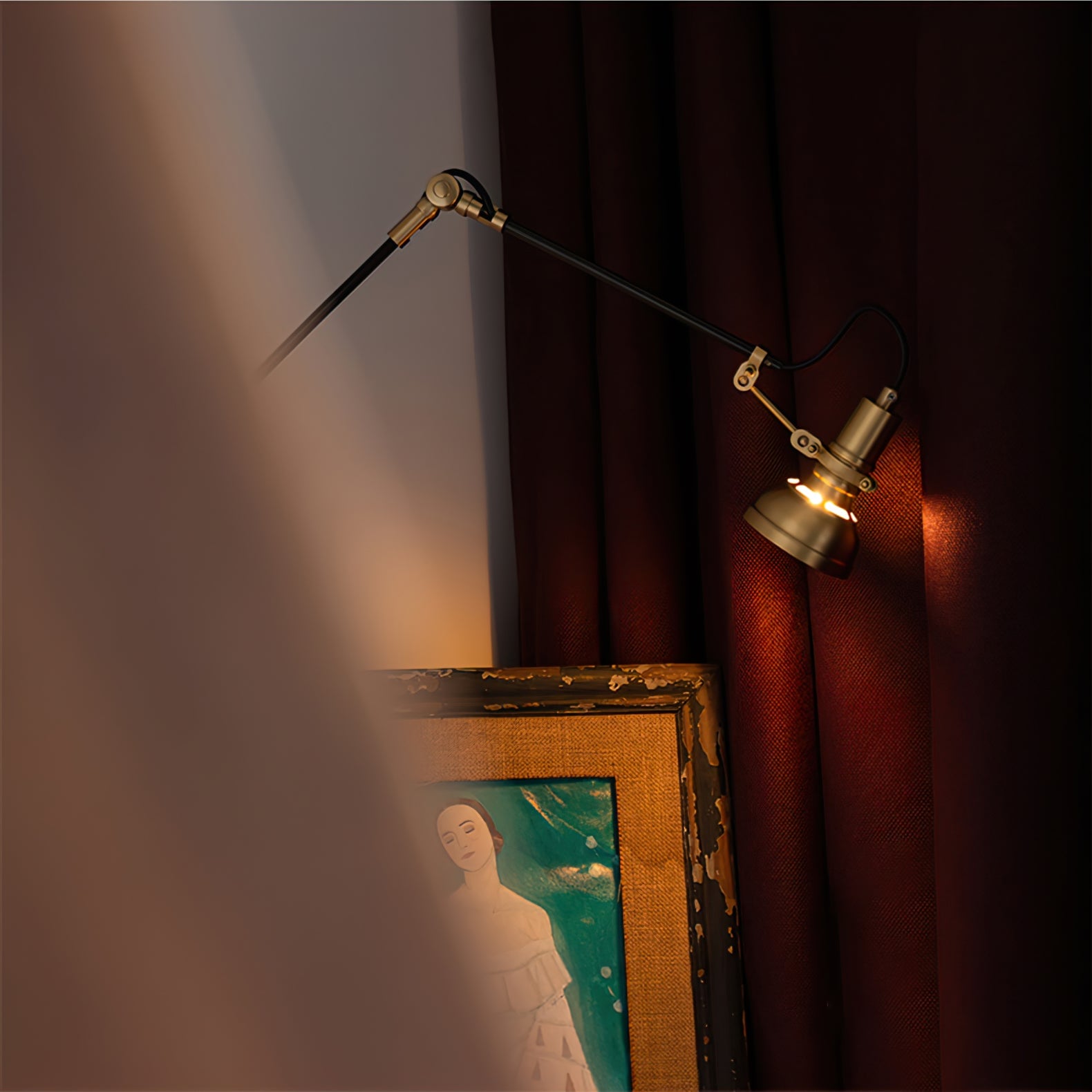 Kane Swing Arm Wall Lamp - Lumpaz