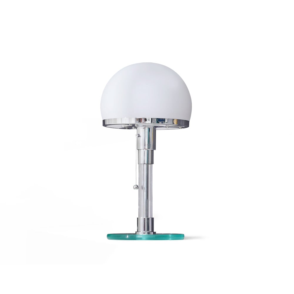 Hemispherical Chrome Table Lamp - Lumpaz