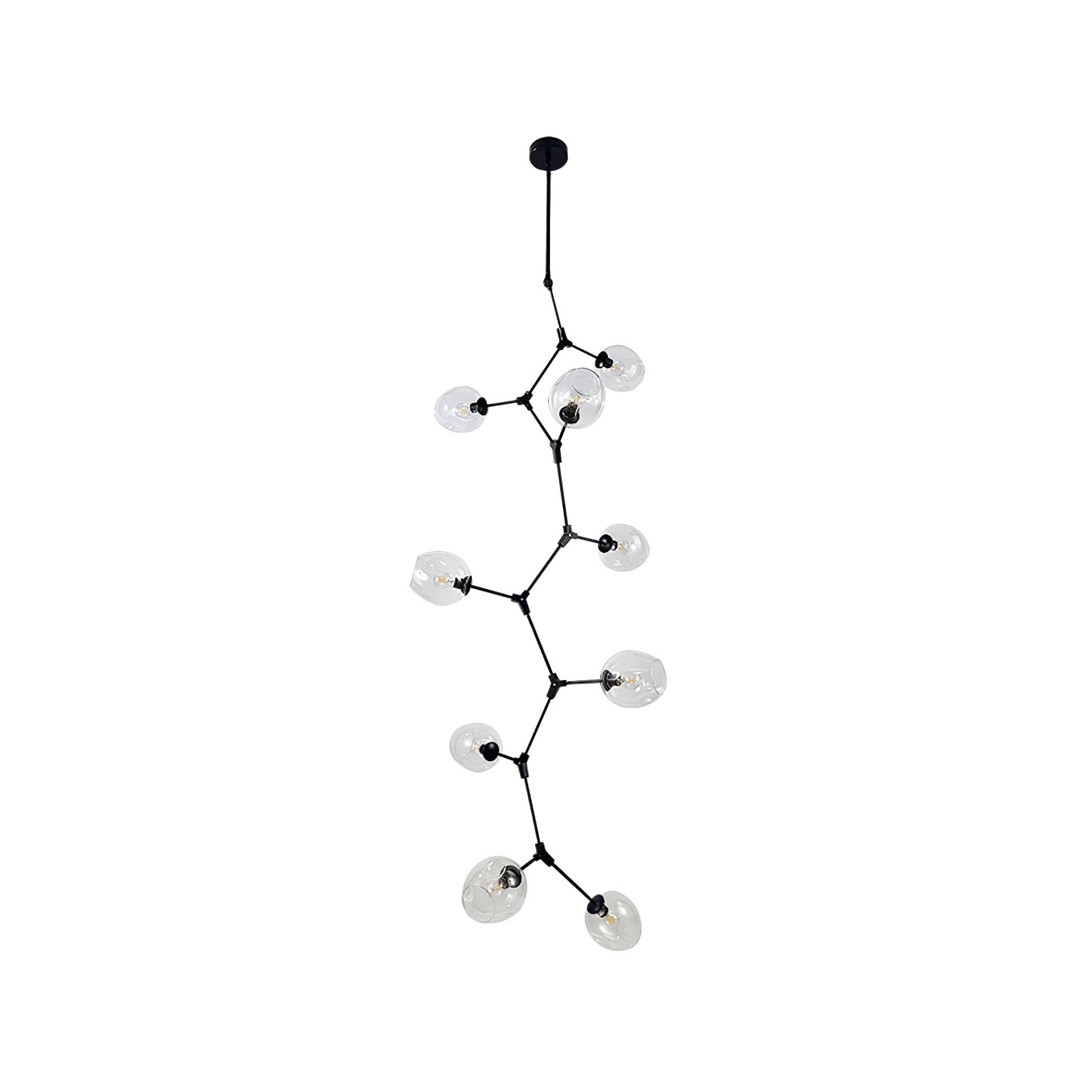 Perry Globe Vertical Chandelier - Lumpaz