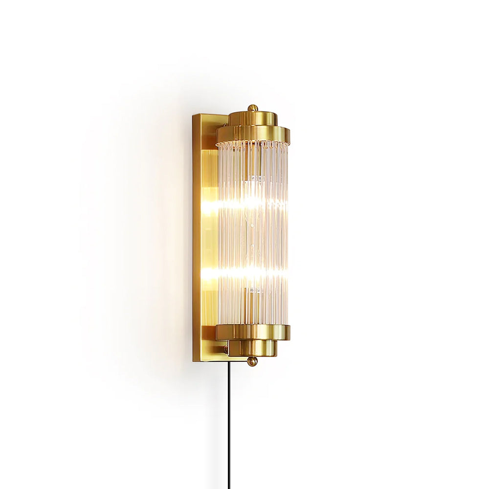 Pillar Offset Plug In Wall Lamp | Lumpaz