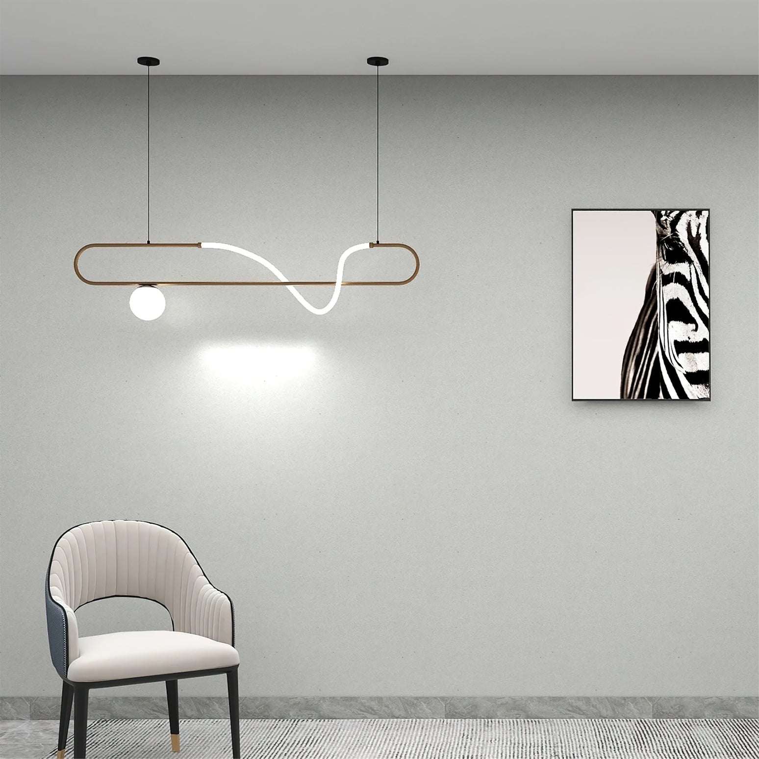Kulgony Linear Chandelier - Lumpaz