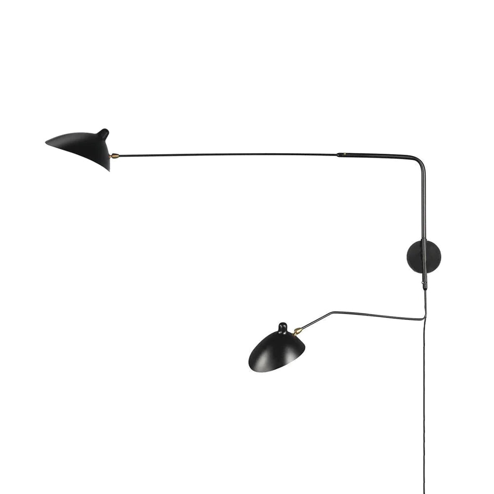 Serge Mouille Plug In Wall Lamp - Lumpaz
