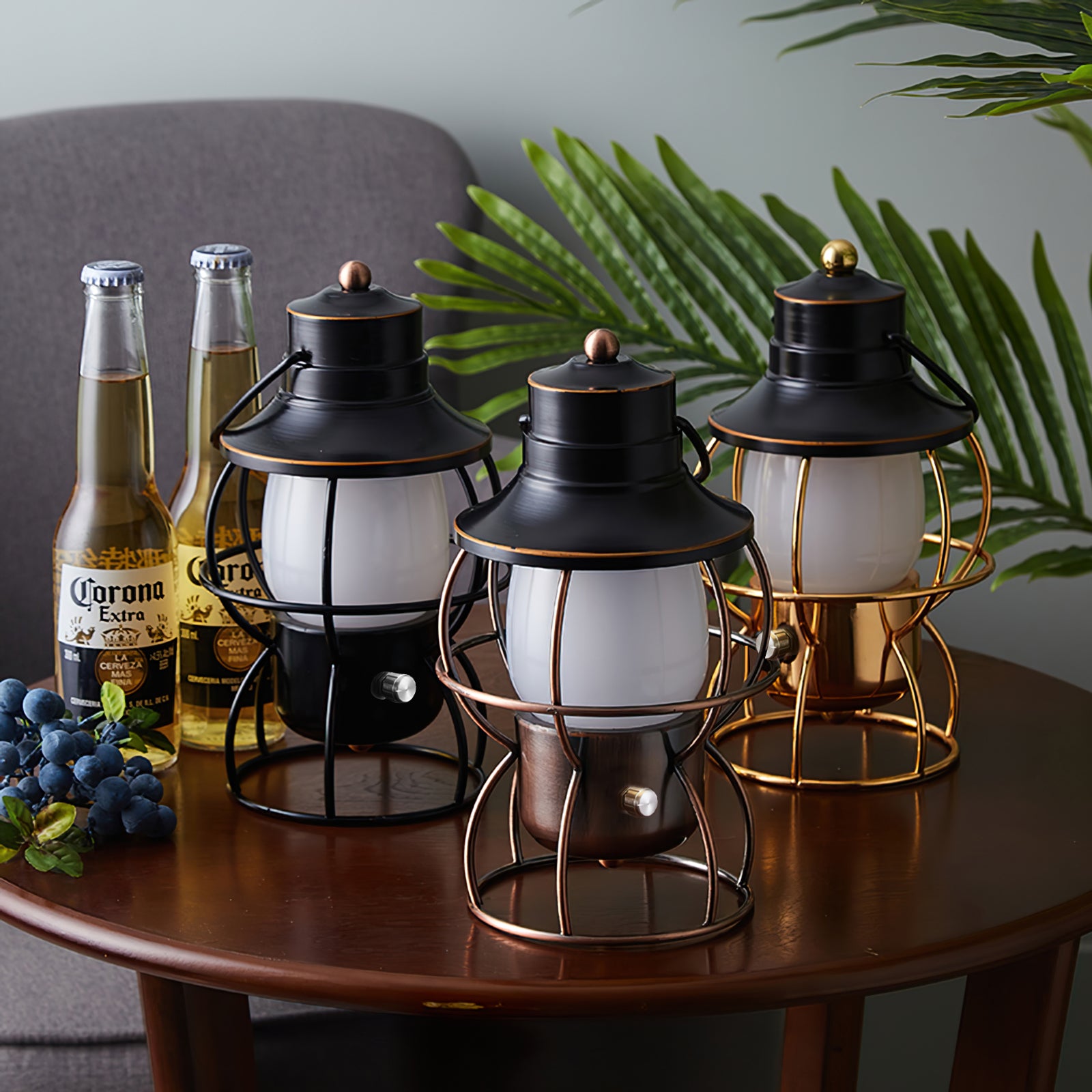 Railroad Lantern Table Lamp - Lumpaz