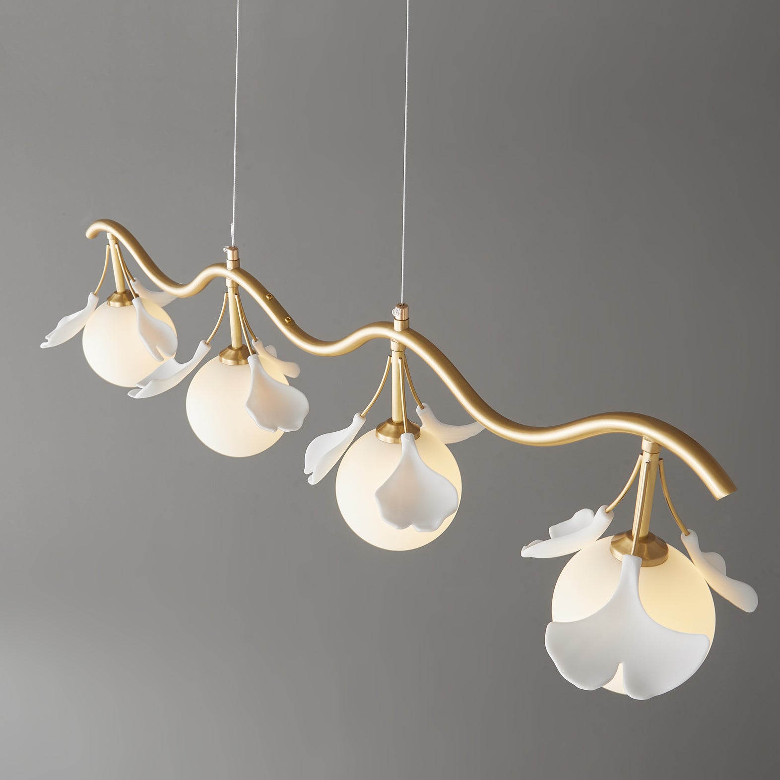 Allanie Gingko Long Chandelier - Lumpaz
