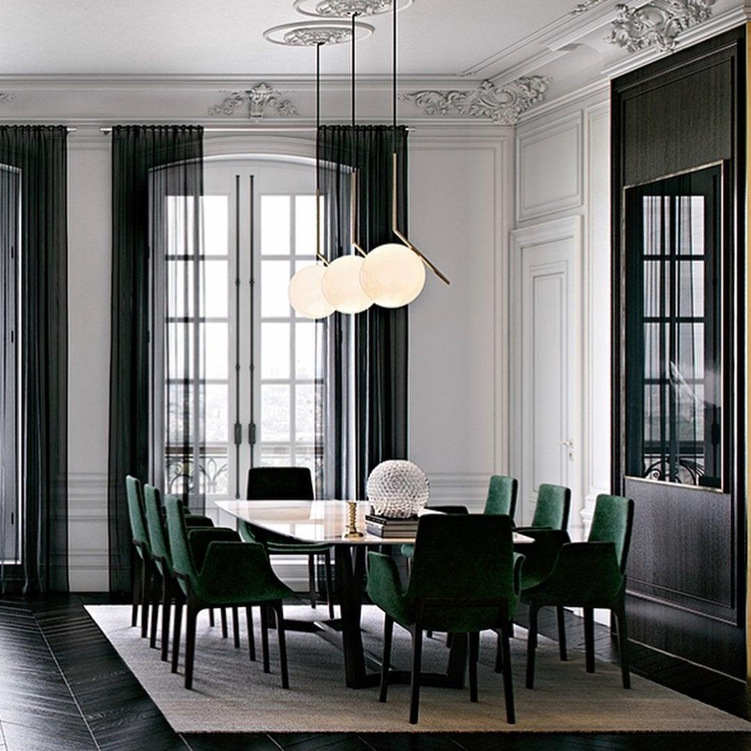 Corner Round Pendant Light - Lumpaz