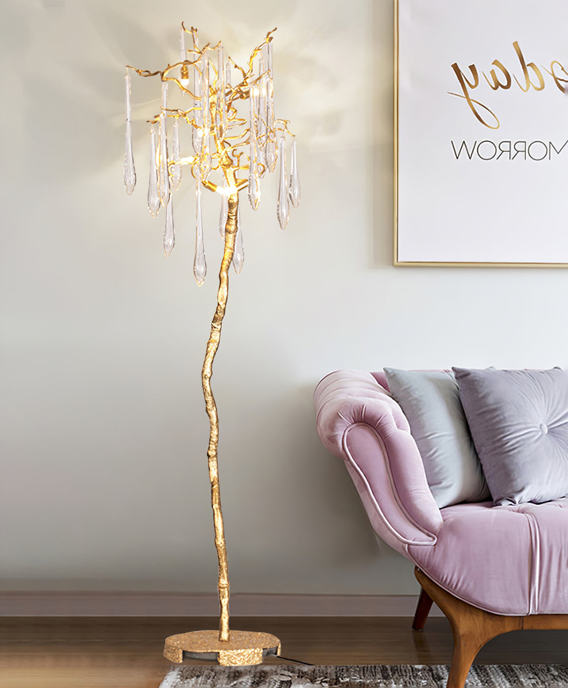 Aqua Babylonica Floor Lamp - Lumpaz