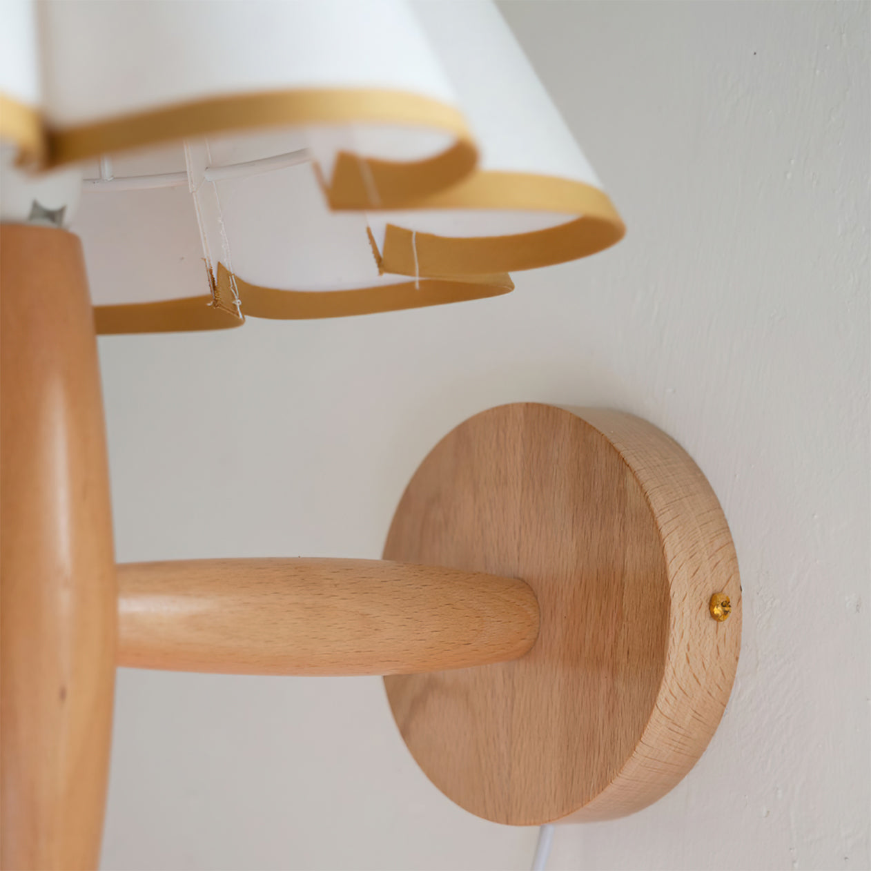 Vintage Fluted Plug In Wall Lamp - Lumpaz