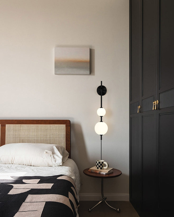 Vertical Globe Plug In Wall Lamp - Lumpaz