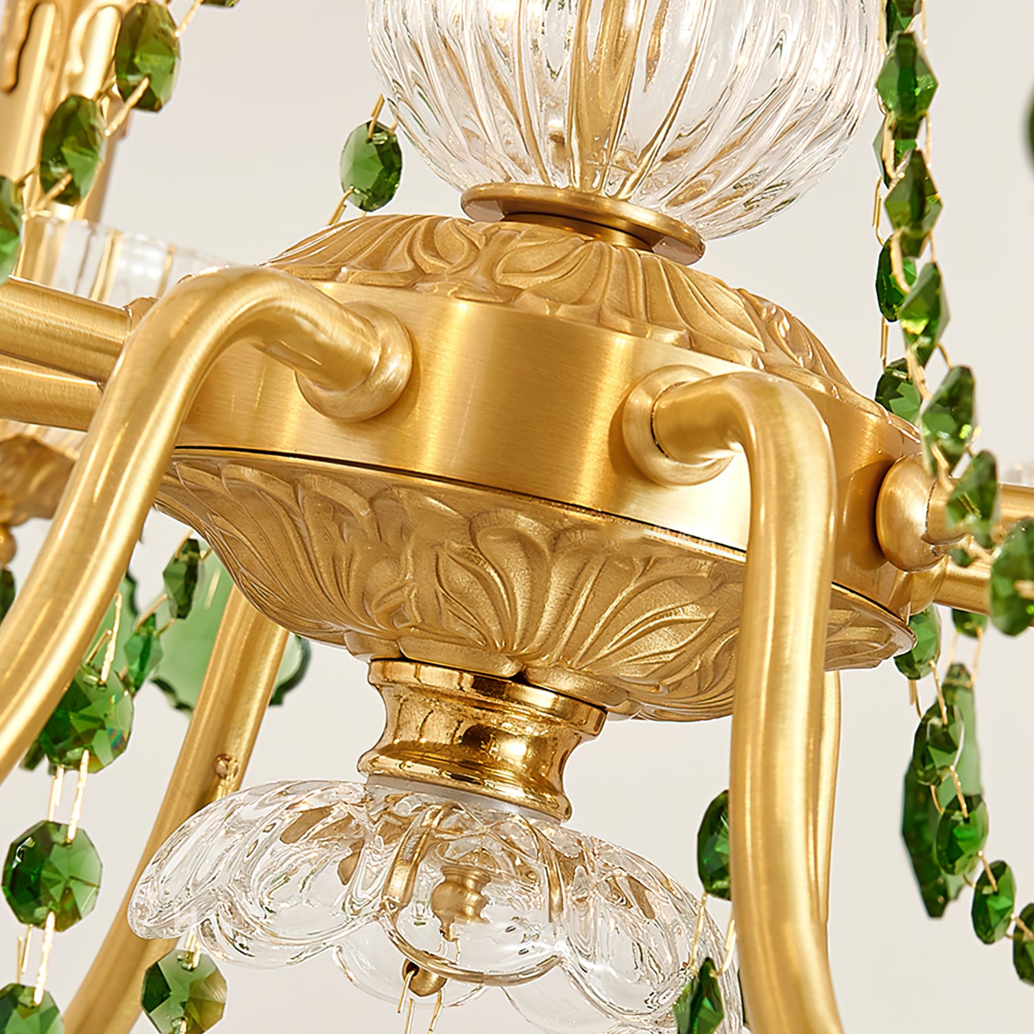 Magdalena Brass Chandelier - Lumpaz