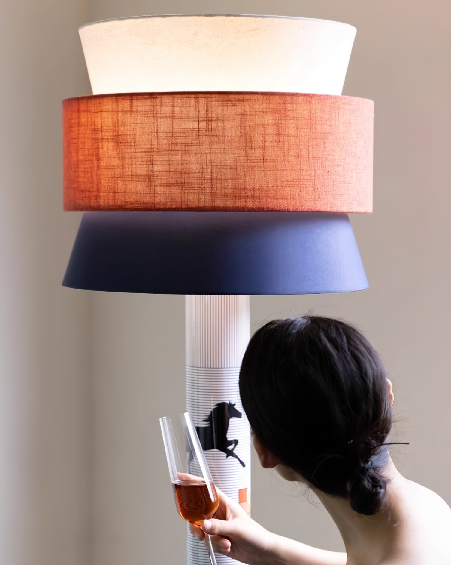 Striped Pony Floor Lamp - Lumpaz