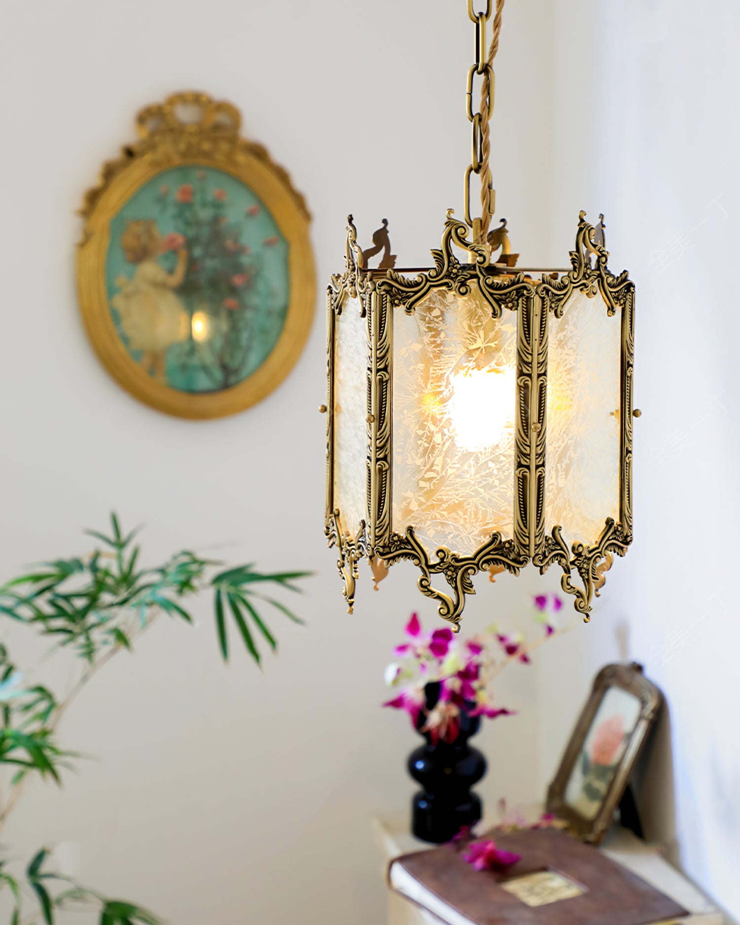 Gorgeous Brass Lantern Pendant Lamp - Lumpaz