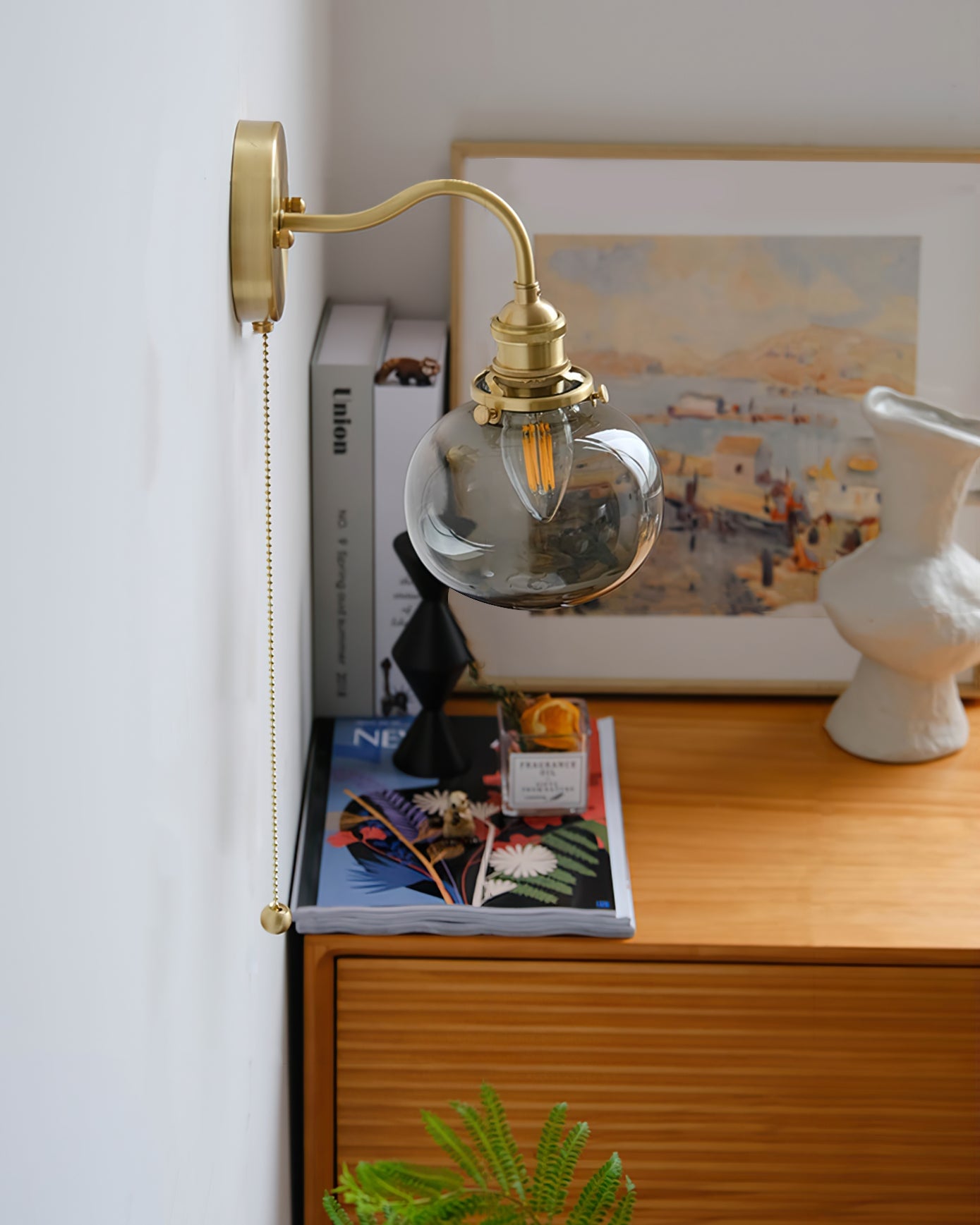 Wingbo Glass Wall Lamp - Lumpaz