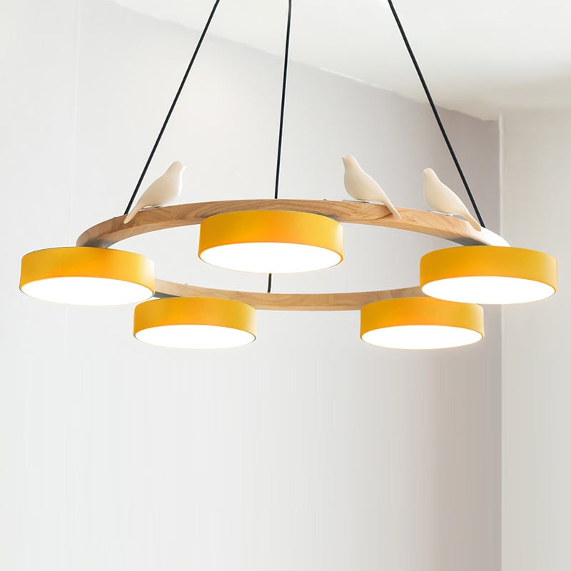 Sienna Bird Round Chandelier - Lumpaz