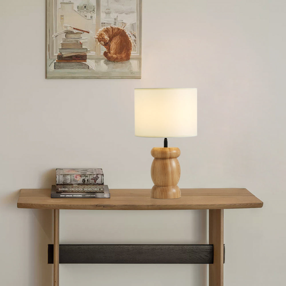 Pebble Wood Table Lamp - Lumpaz