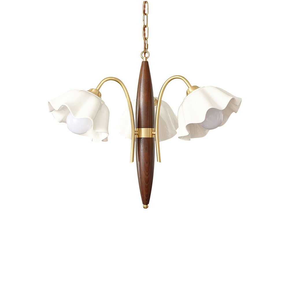 Olina Flower Ceramics Chandelier - Lumpaz