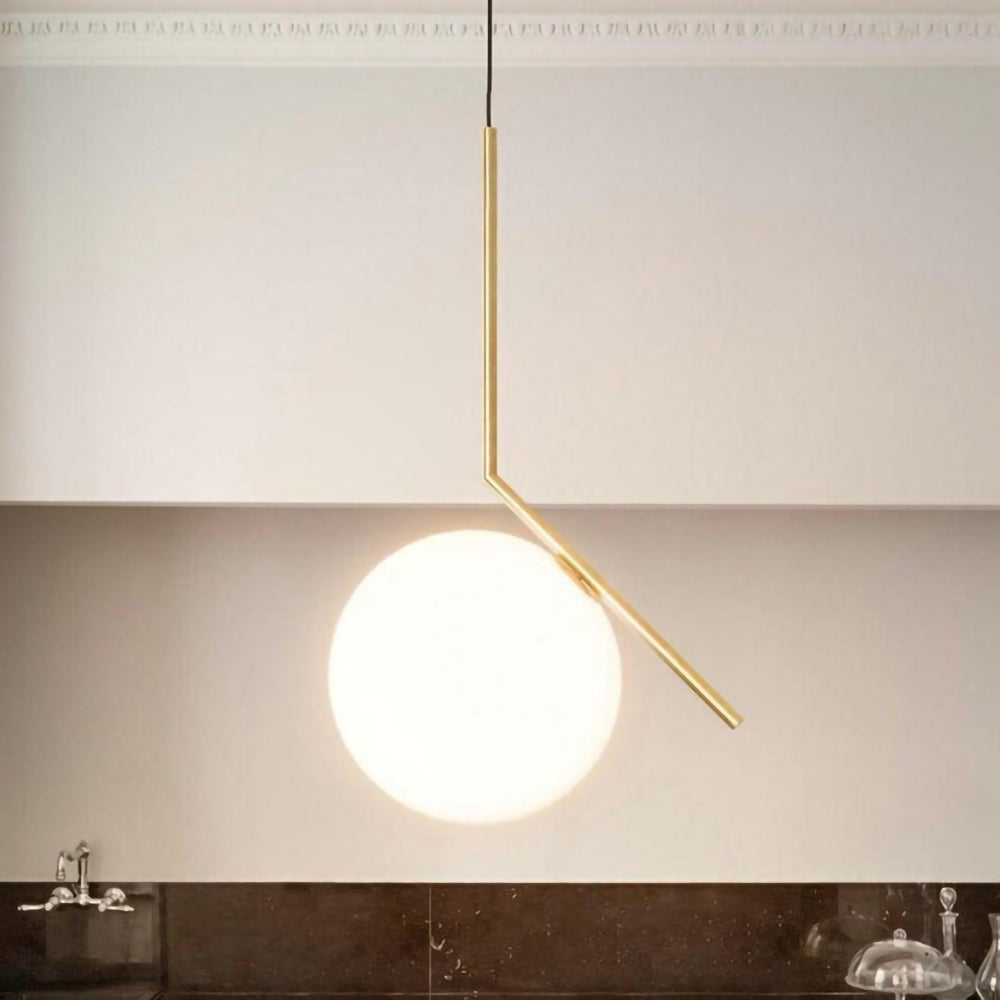 Corner Round Pendant Light - Lumpaz