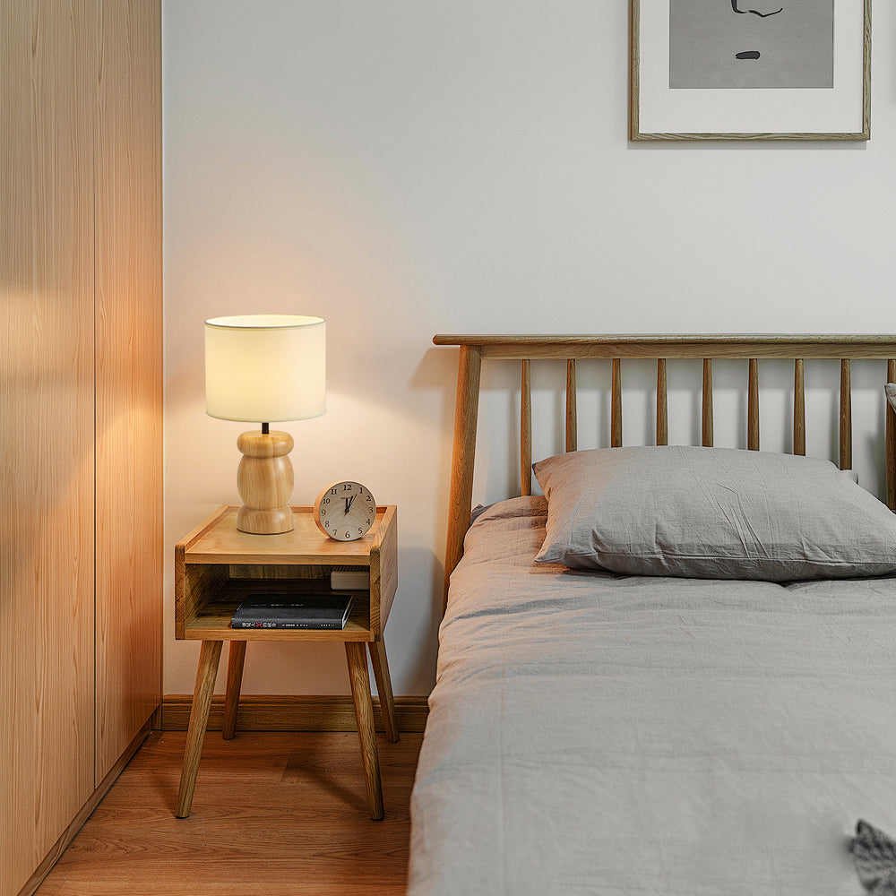 Pebble Wood Table Lamp - Lumpaz