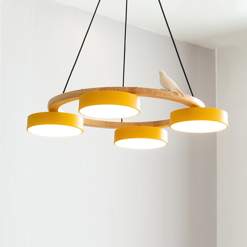 Sienna Bird Round Chandelier - Lumpaz