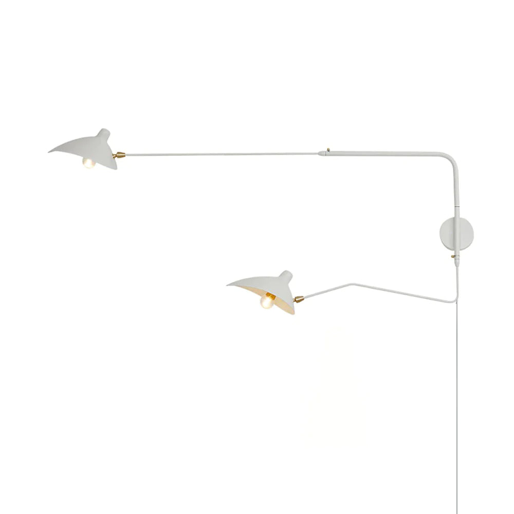 Serge Mouille Plug In Wall Lamp - Lumpaz