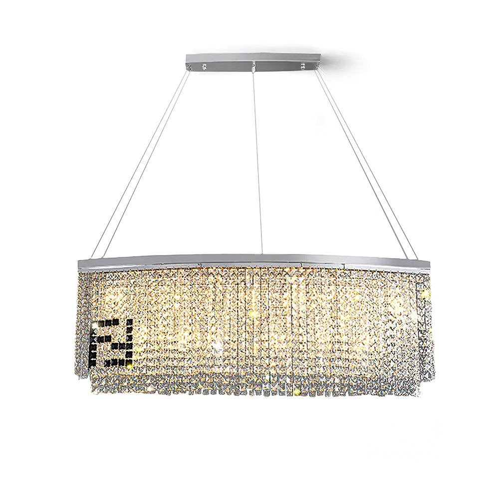 Liliana Rectangle Crystal Chandelier - Lumpaz