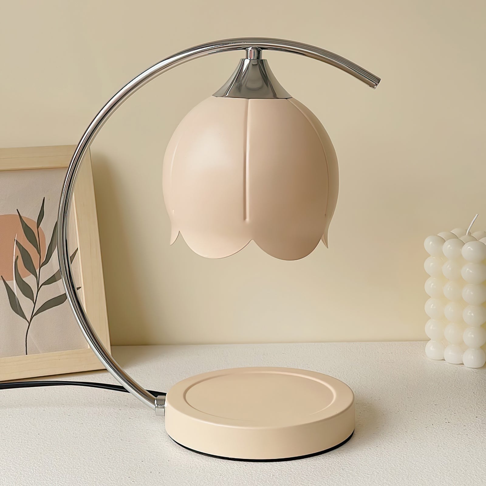 Floral Candle Table Lamp - Lumpaz