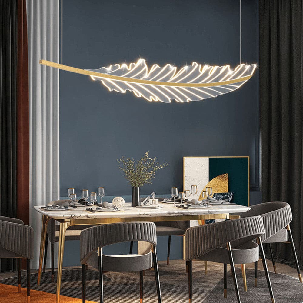 Modern Leaf Shaped Chandelier - Lumpaz