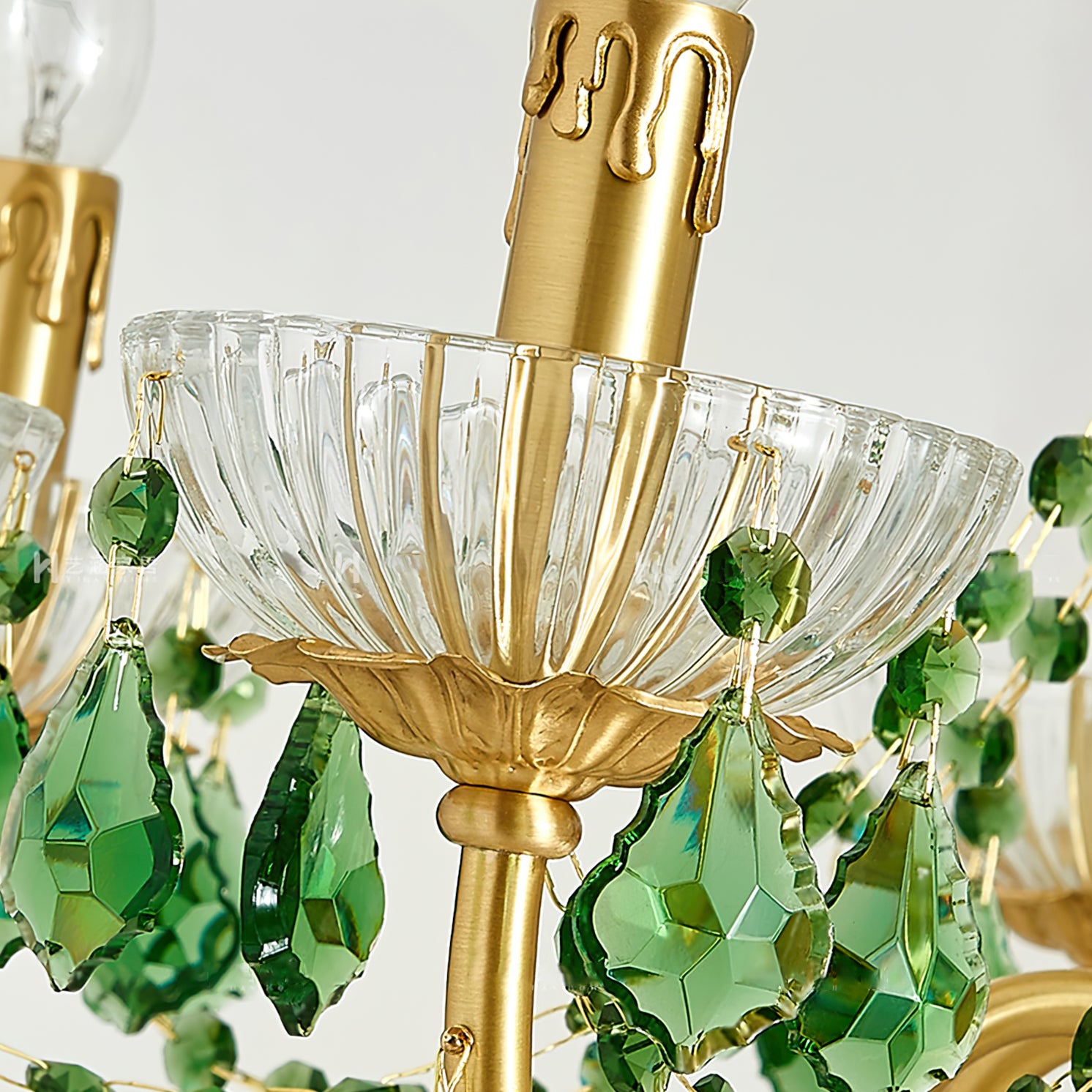 Magdalena Brass Chandelier - Lumpaz