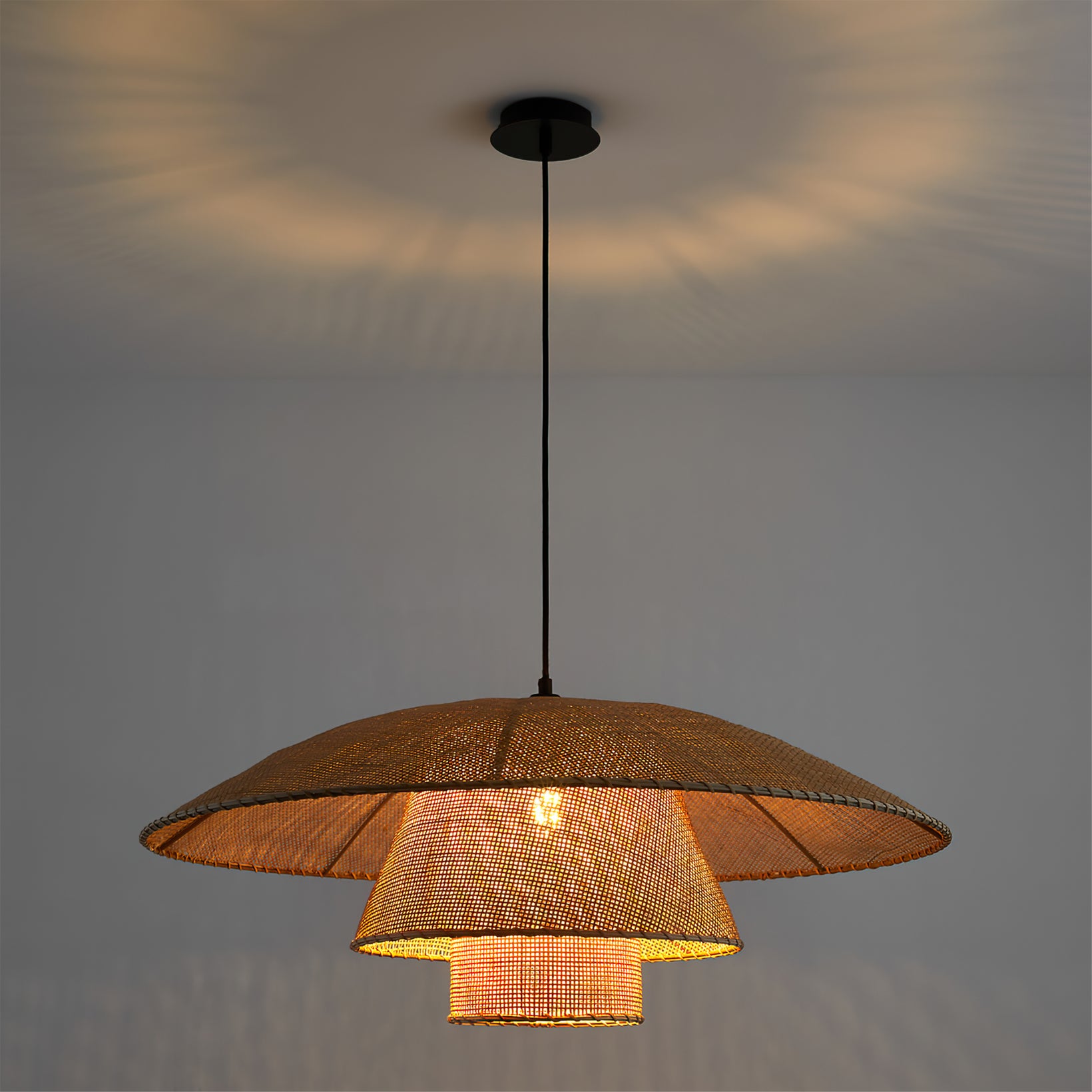 Lola Ratten Pendant Lamp - Lumpaz