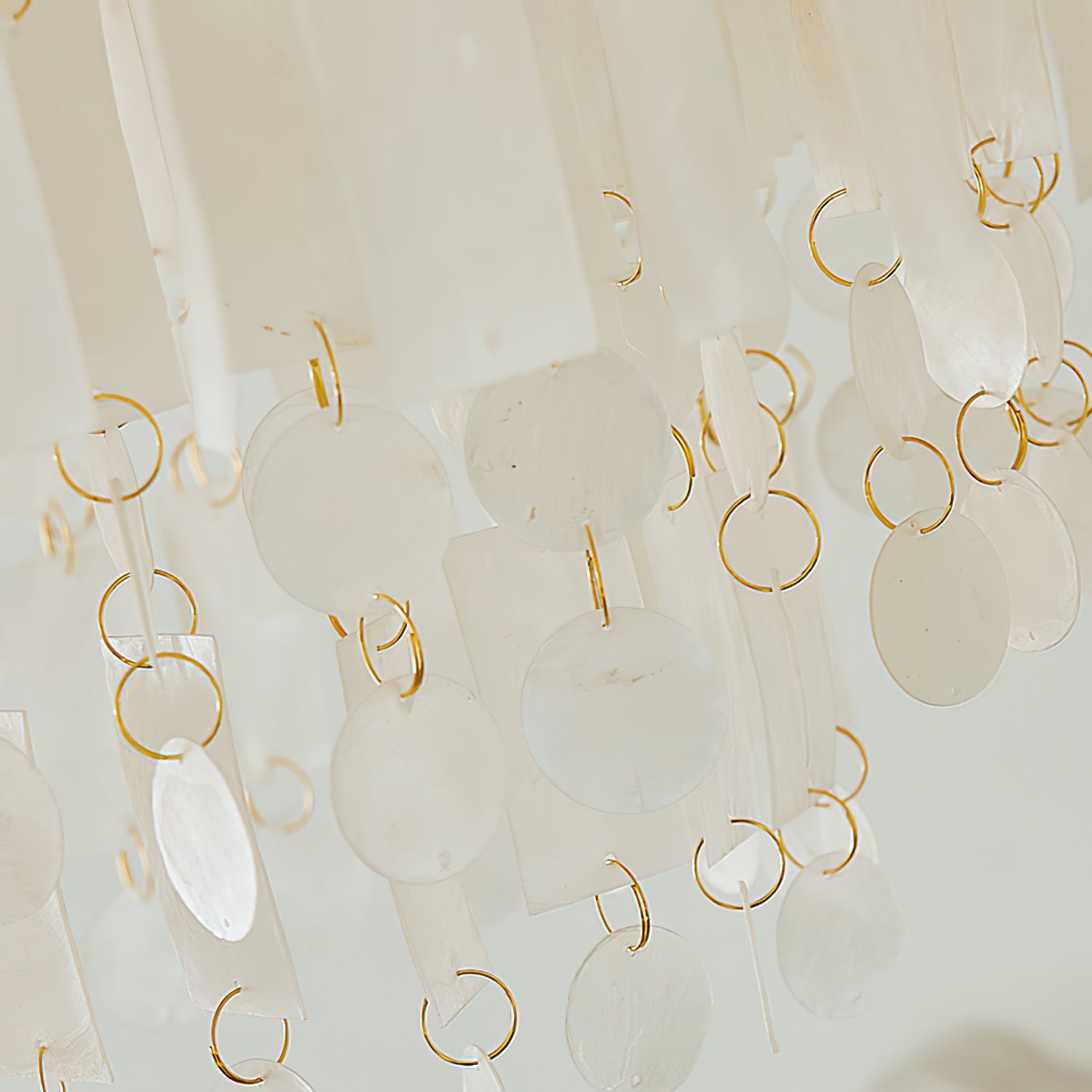 Capiz Shell Chandelier - Lumpaz