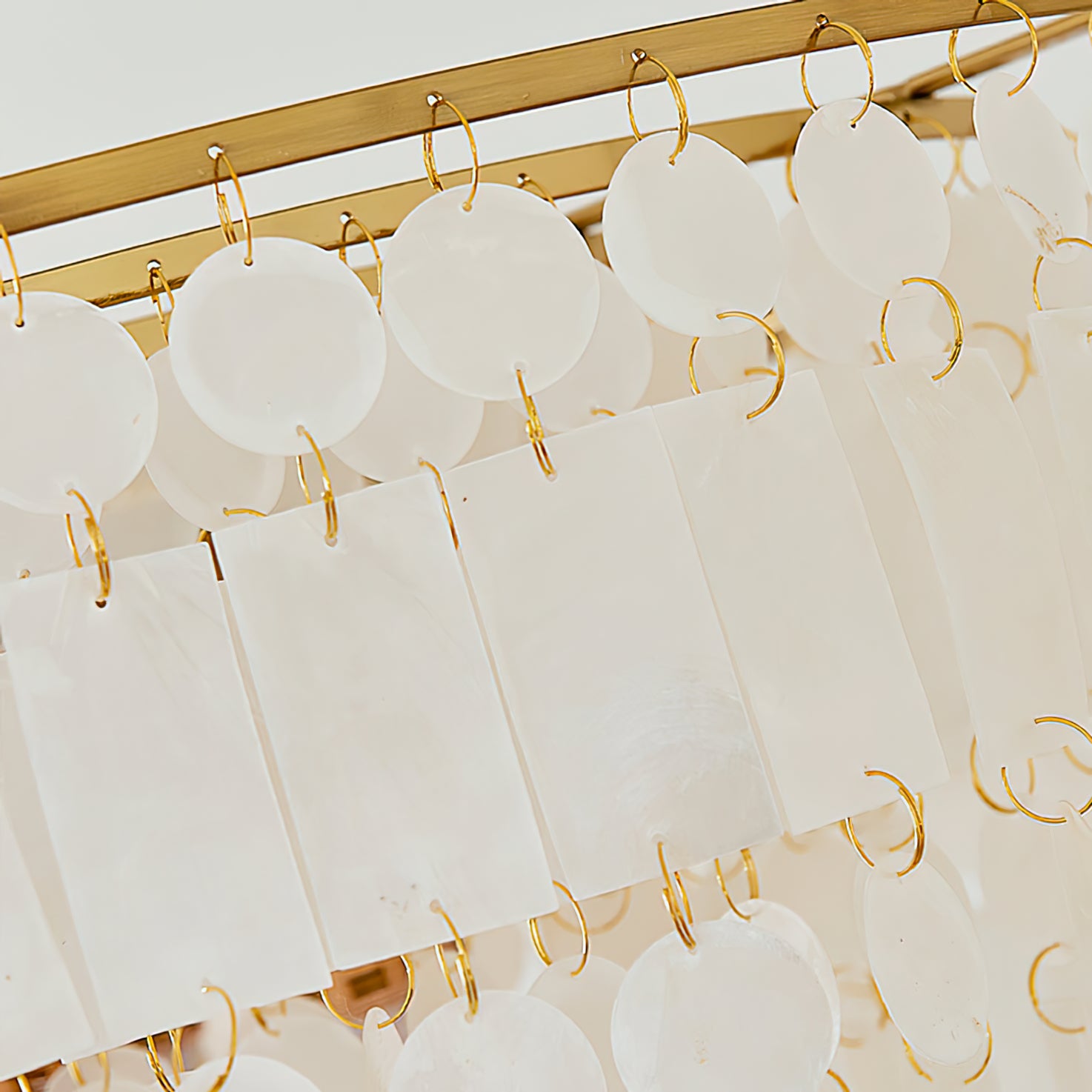 Capiz Shell Chandelier - Lumpaz