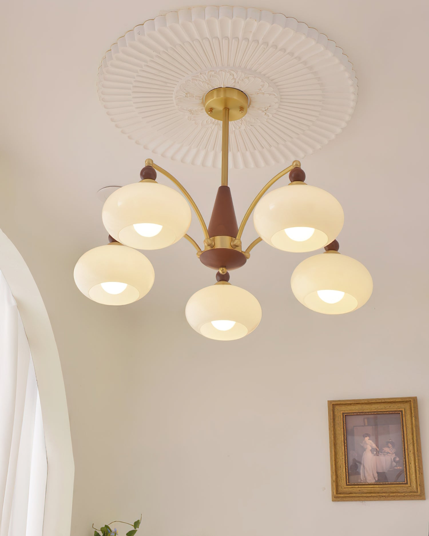 Tillary Wood Chandelier - Lumpaz