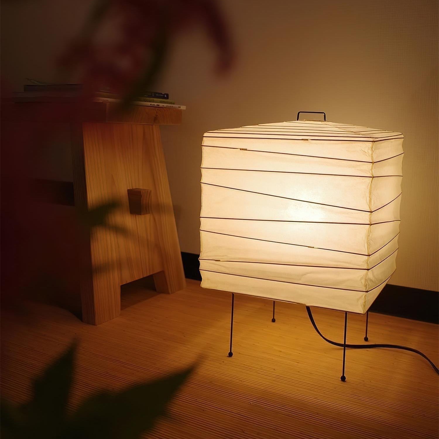 Washi Paper 3X Table Lamp - Lumpaz