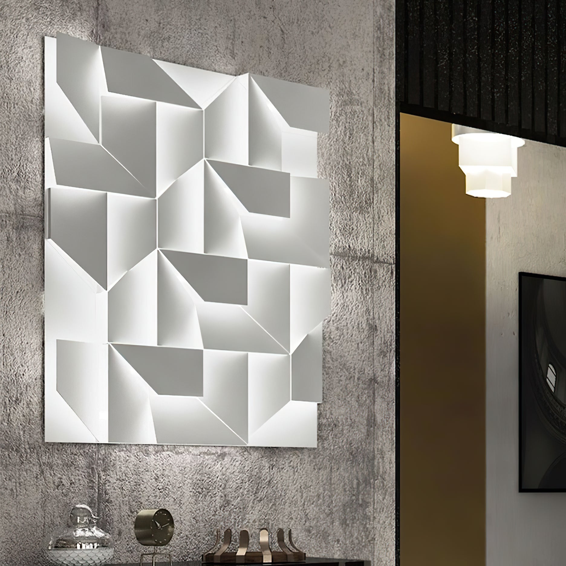 Shadows Built-in Battery Wall Lamp - Lumpaz