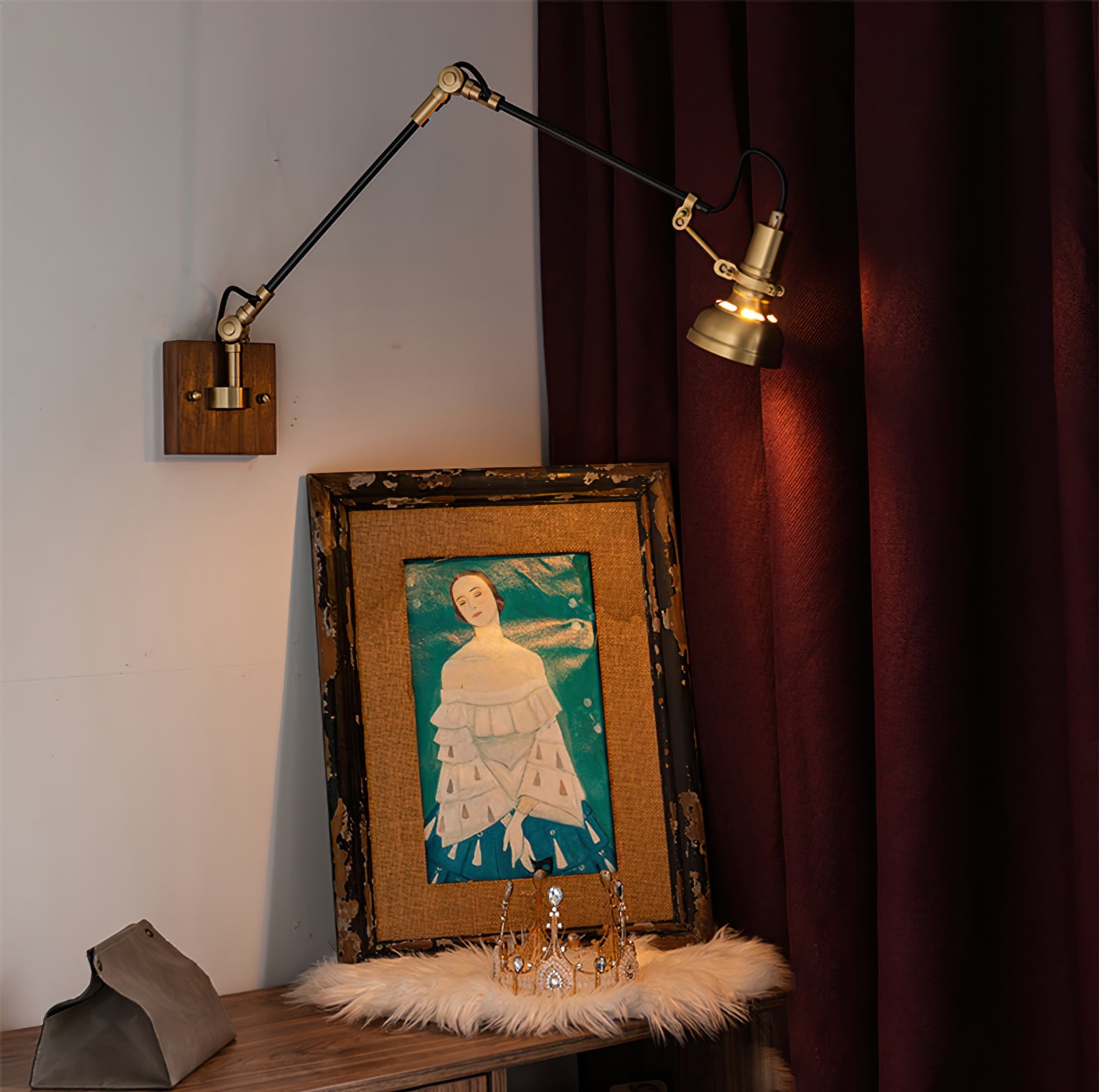 Kane Swing Arm Wall Lamp - Lumpaz