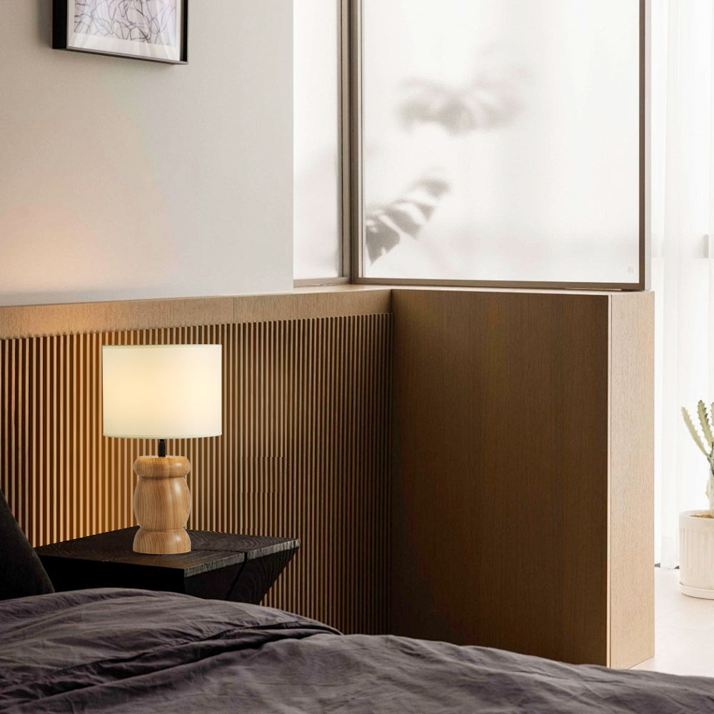 Pebble Wood Table Lamp - Lumpaz
