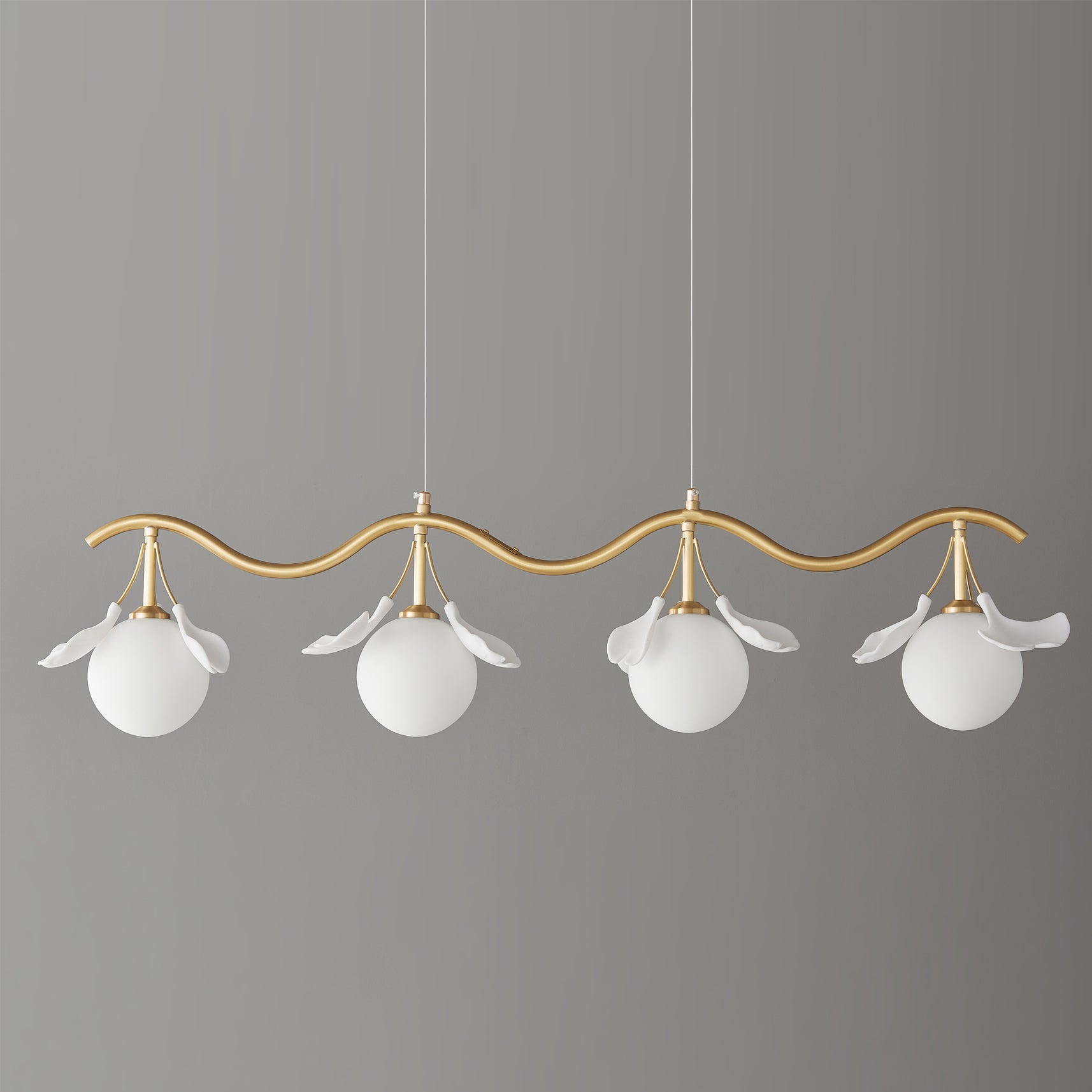 Allanie Gingko Long Chandelier - Lumpaz