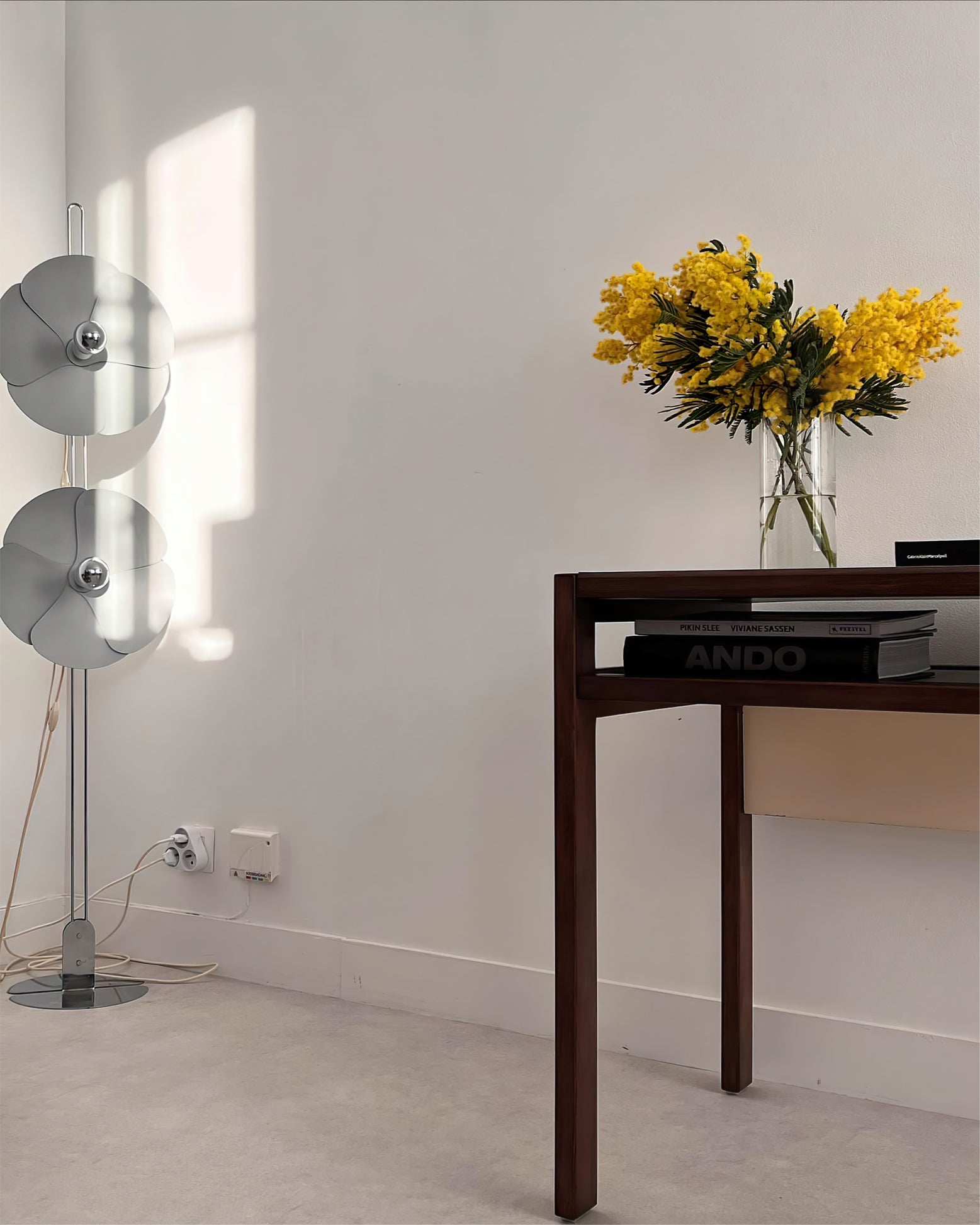 Flower Silver Floor Lamp - Lumpaz