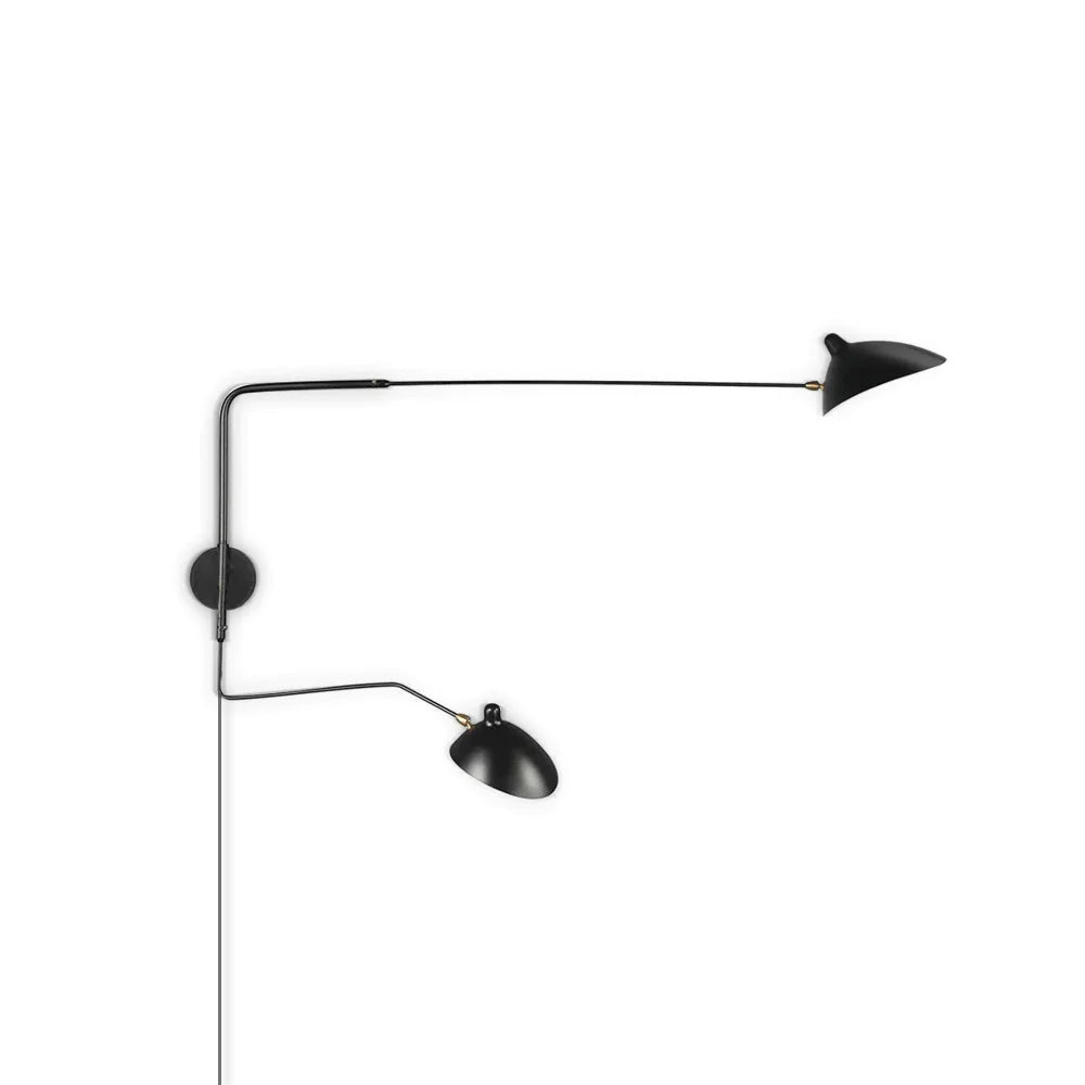 Serge Mouille Plug In Wall Lamp - Lumpaz