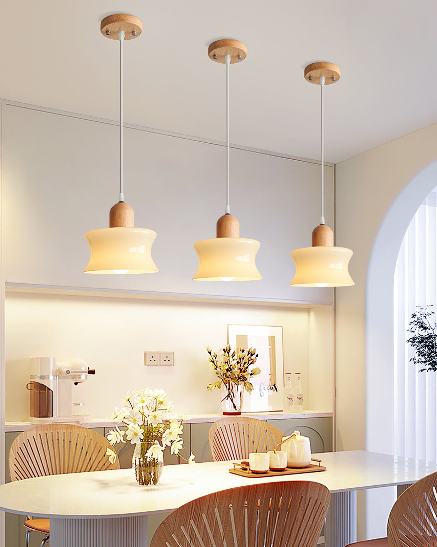 Mellow Glass Pendant Lamp - Lumpaz