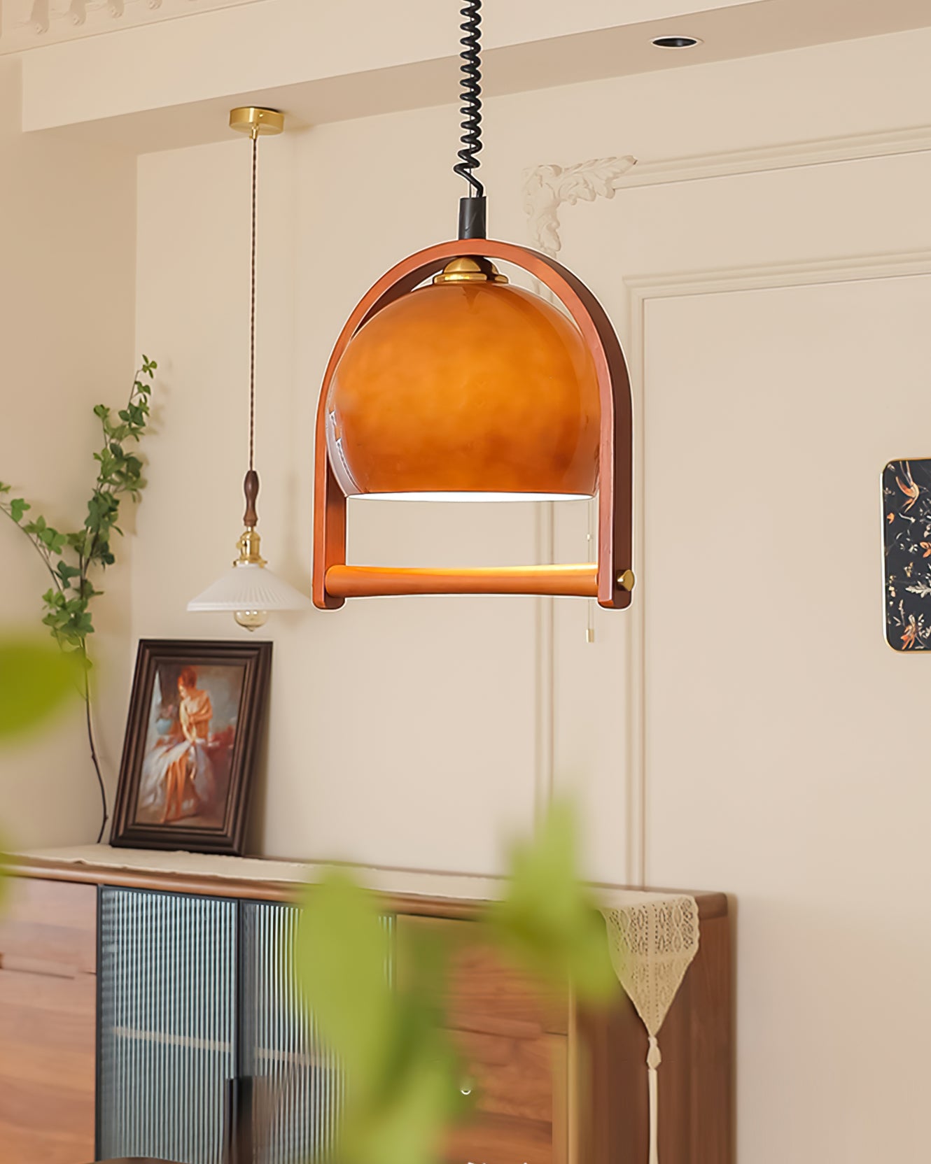 Pallade Coffee Pendant Lamp - Lumpaz