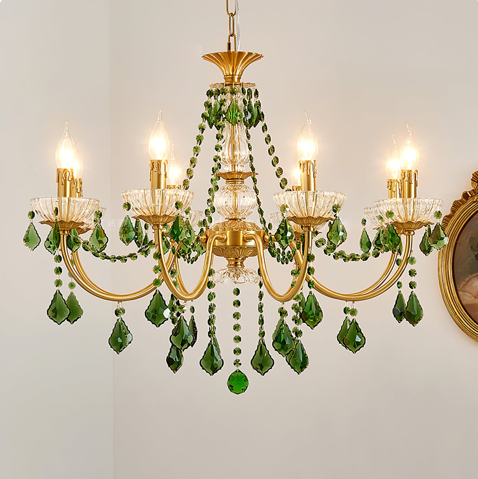 Magdalena Brass Chandelier - Lumpaz